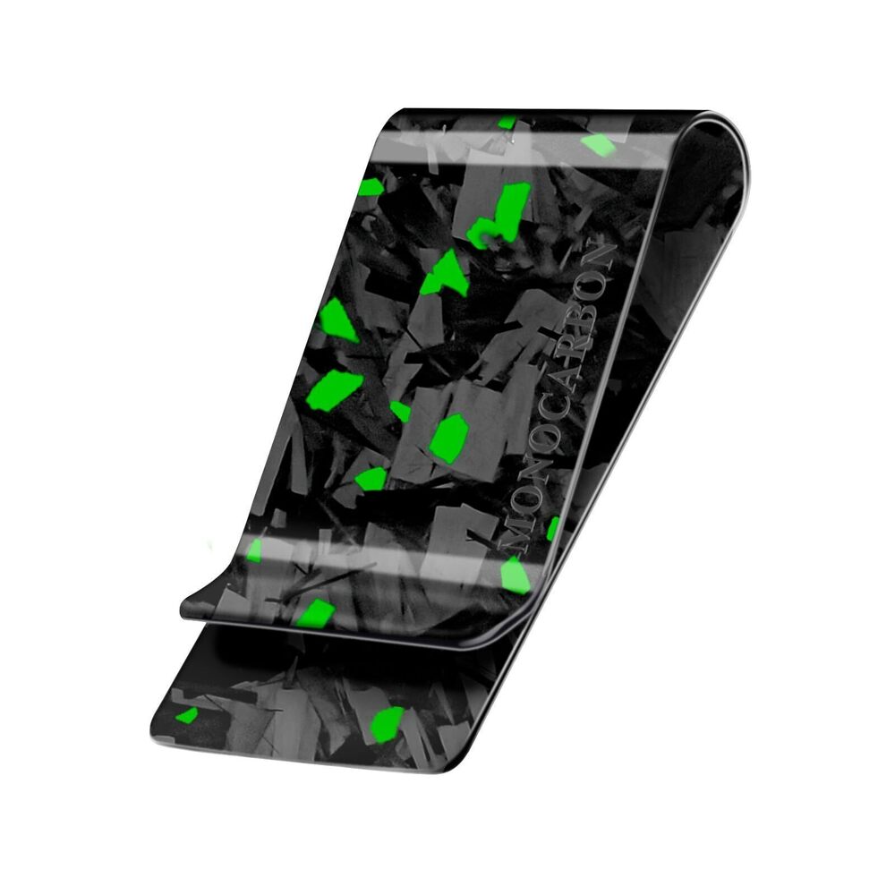 9552 Real Forged Carbon Fiber Money Clip , 1.38-inch Wide Ultra-Thin &